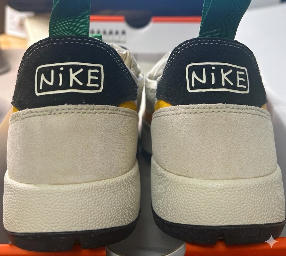 275) 나이키 x 톰 삭스 제너럴 퍼포즈 슈 파인 그린 유니버시티 골드 상품이미지4