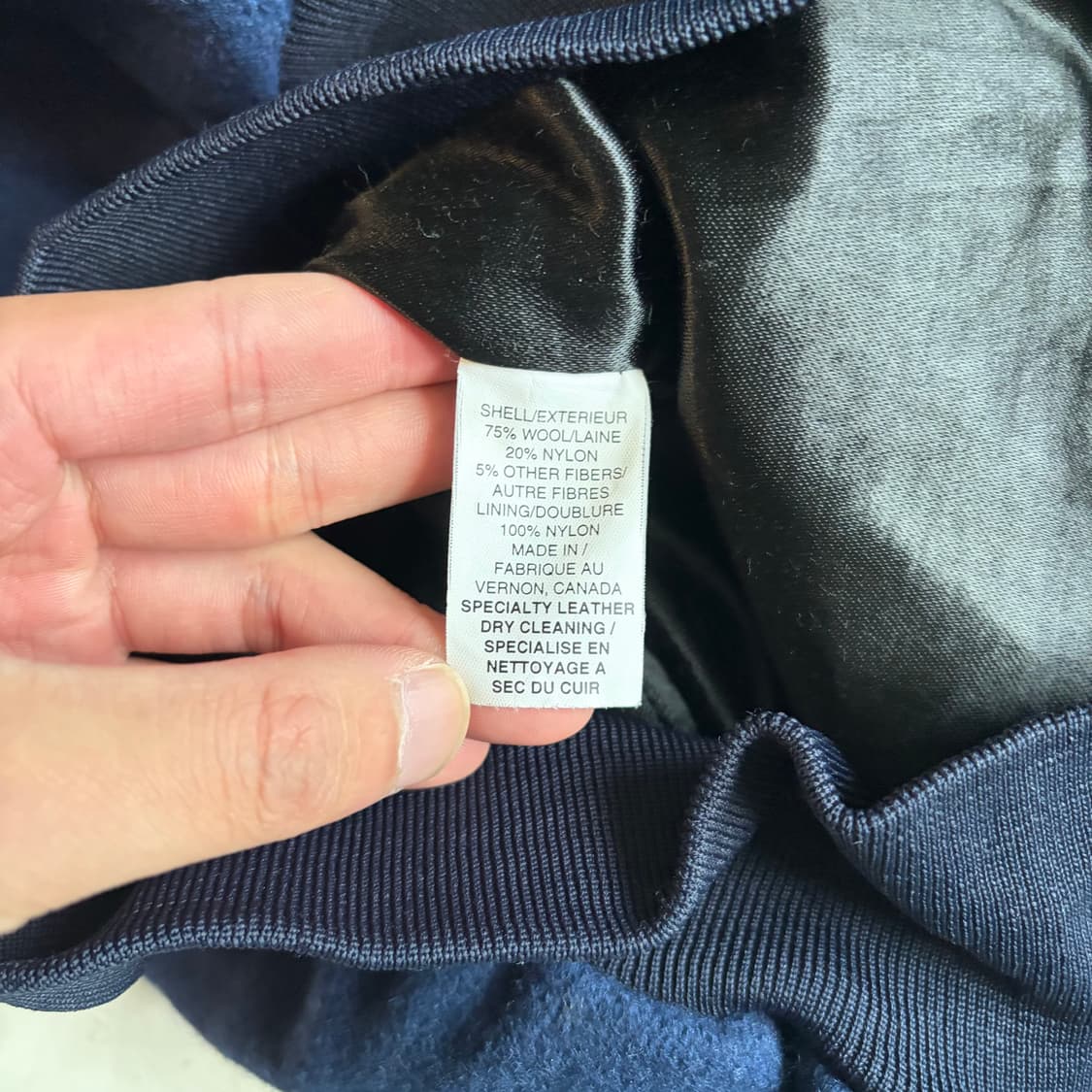 90s CANADA 빈티지 울 바시티 자켓 2XL 상품이미지6