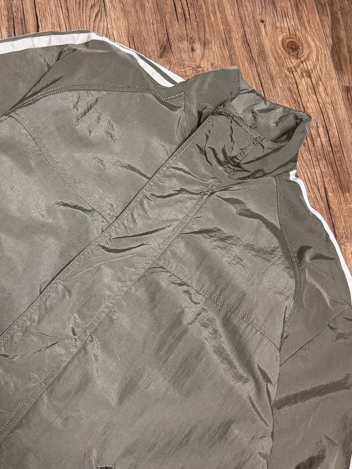 제리 코스비 90s 유광 올리브 아메카지 자켓 상품이미지4