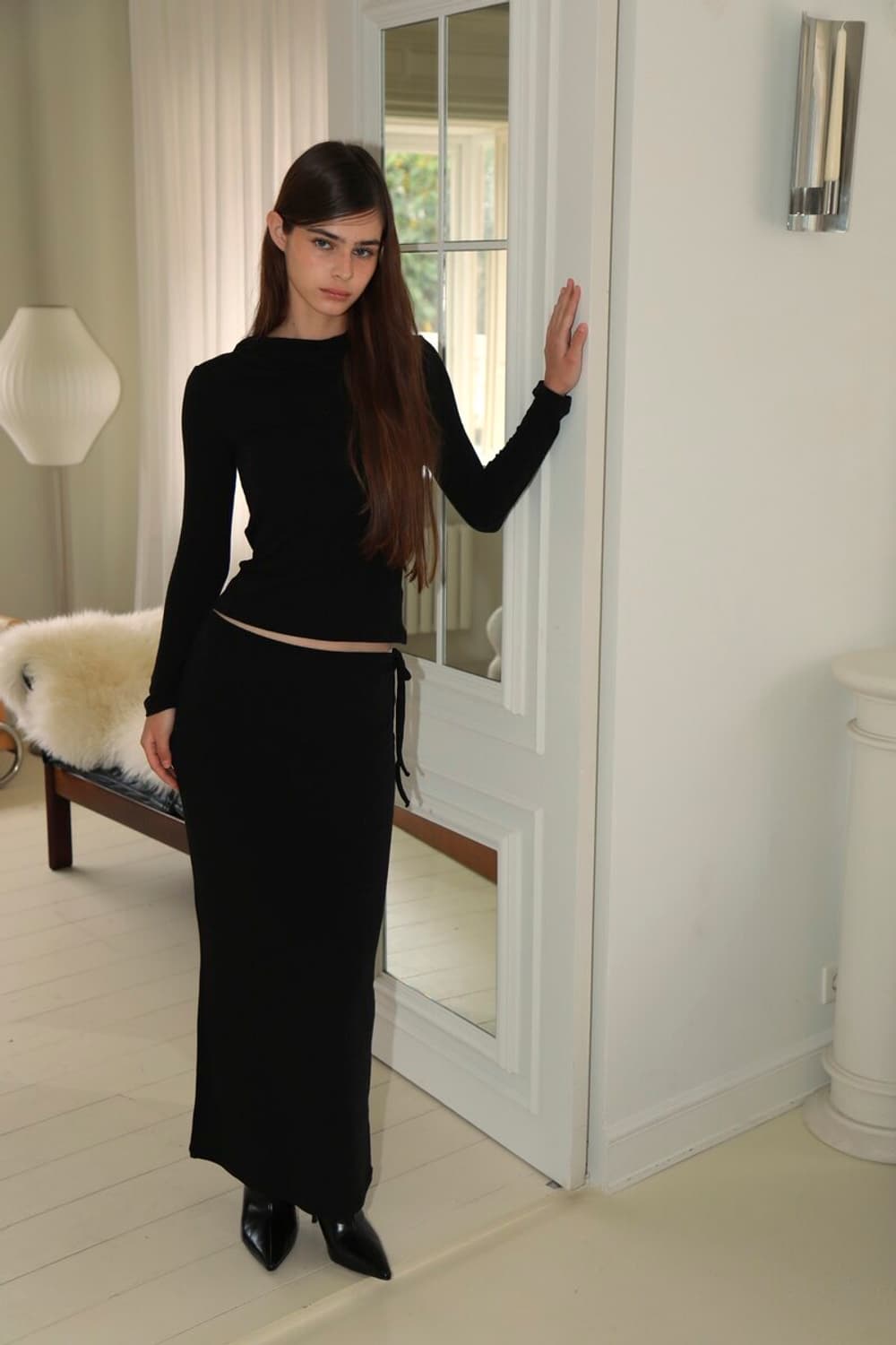 jijivisha touch long skirt 지지비샤 터치 롱 스커트 상품이미지6