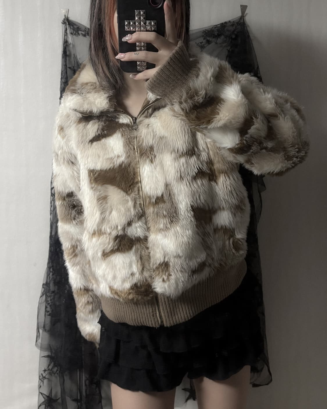 y2k 폭스 퍼 자켓  상품이미지2