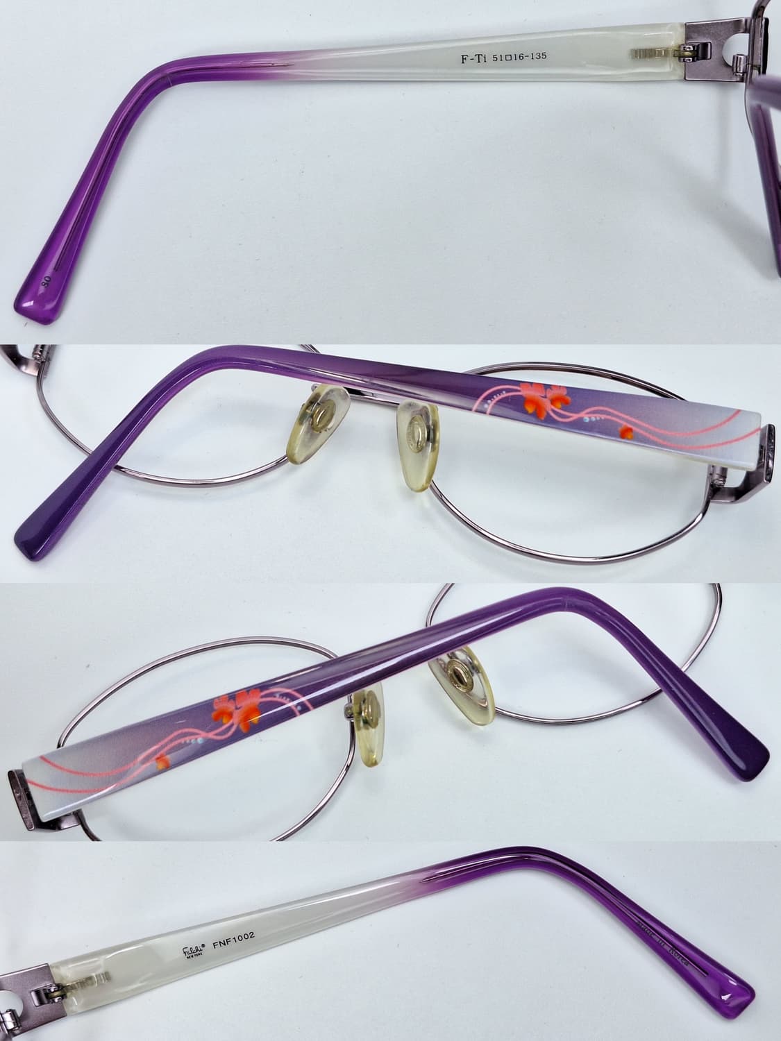 FALCHI NEW YORK FNF1002 꽃무늬 티타늄 안경테/여성안경 상품이미지2