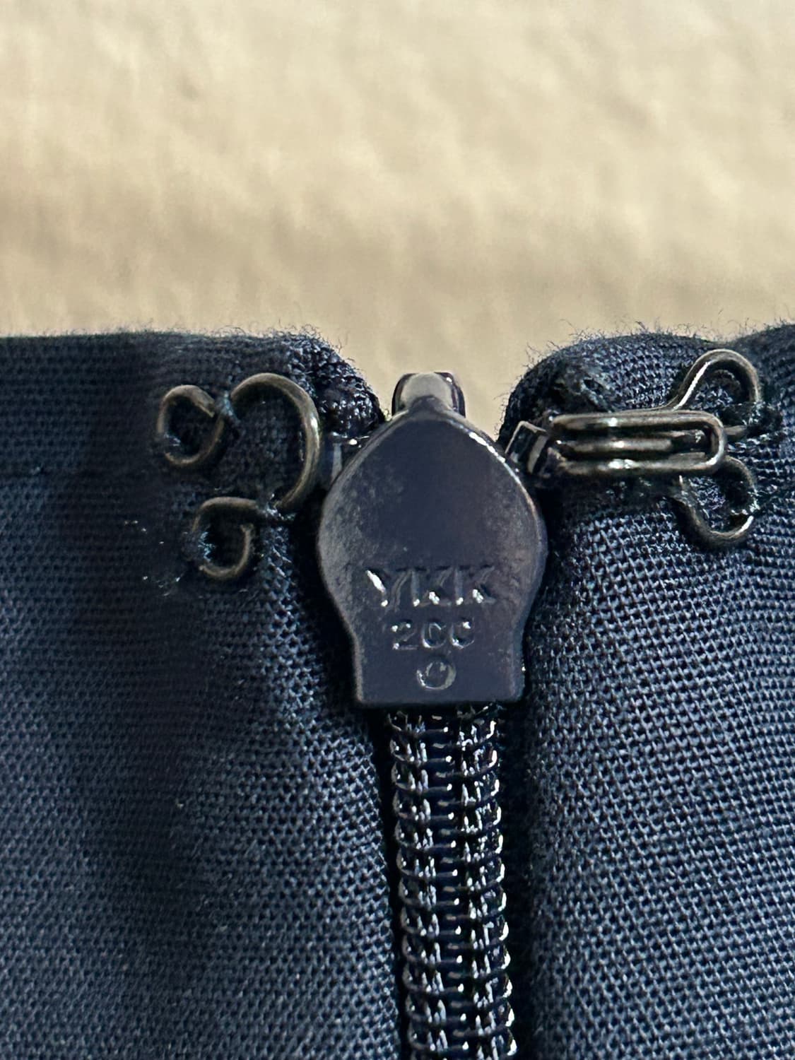 (deadstock) 질샌더 네이비 사선 미디 스커트 상품이미지6
