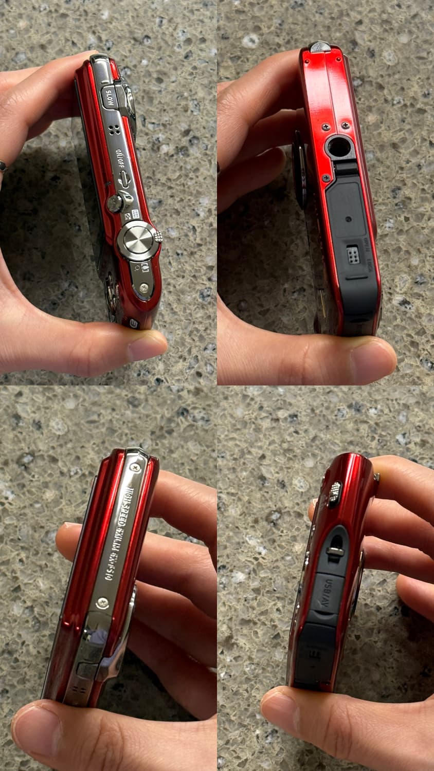 (초민트급) 카시오 엑슬림 ex-fs10 레드 / 작례 O 상품이미지4