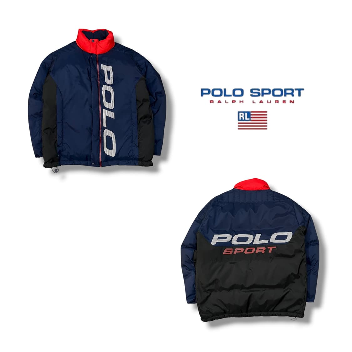 폴로 스포츠 레터링 프린트 패딩 y14028 상품이미지1