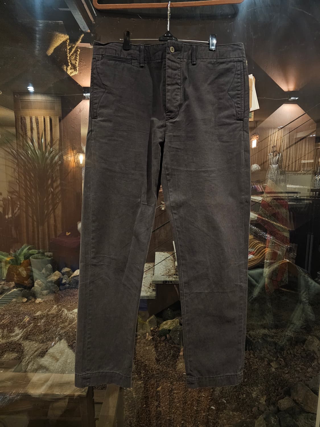 rrl 블랙 오피서 팬츠 34x32 상품이미지1