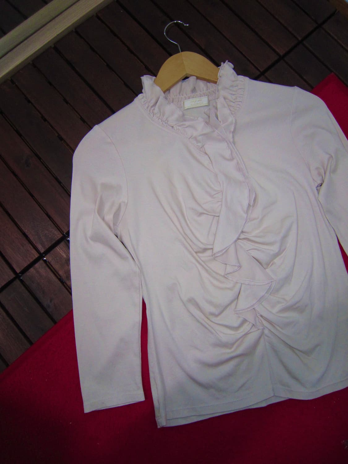 baby pink short frill lace sleeve 상품이미지2