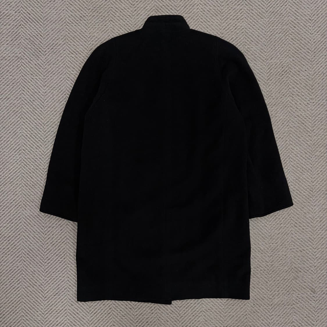 마듀슨 블랙 울 캐시미어 코트 v1067 상품이미지2