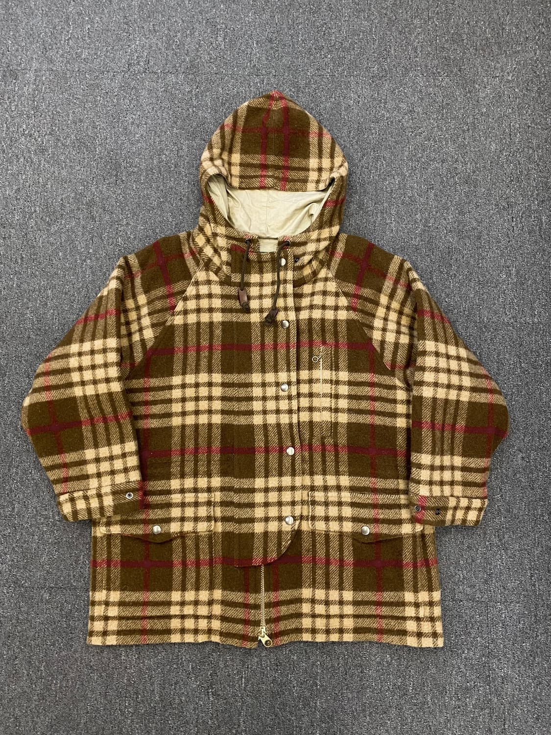 90s Ralph lauren 랄프로렌 컨트리 울 하프코트 상품이미지1