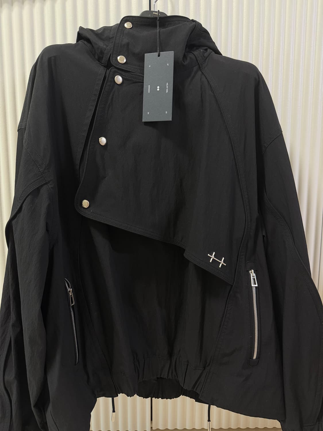 [새상품] 송지오 옴므 엘리엇 에밀 어설트 아노락 블랙 48 상품이미지3