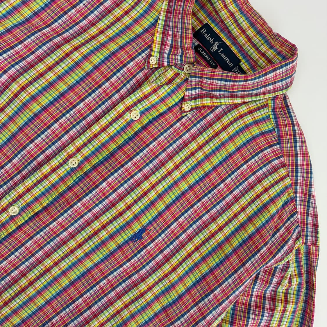 Polo  폴로 랄프로렌 자수 클래식핏 체크셔츠 상품이미지3