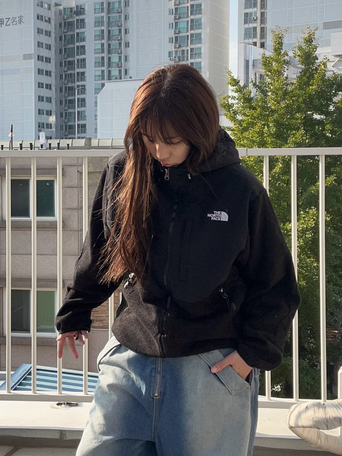 THE NORTH FACE 고프코어 플리스 후드 자켓 상품이미지2