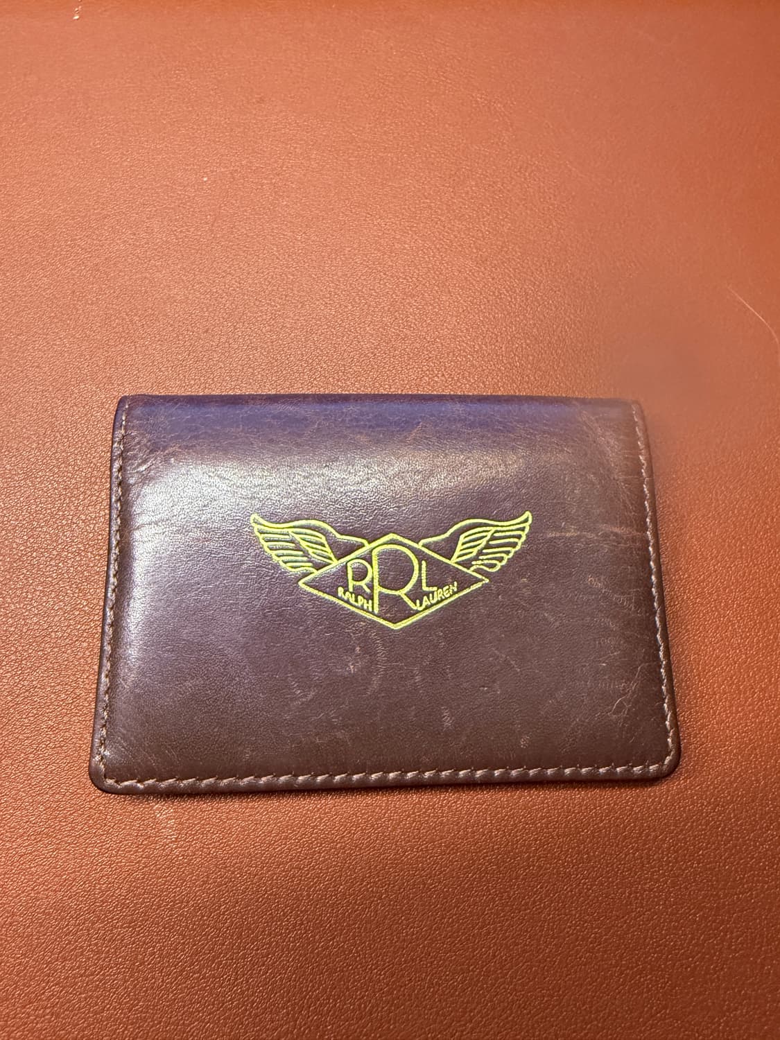 rrl 더블알엘 윙로고 카드지갑 초레어 상품이미지1