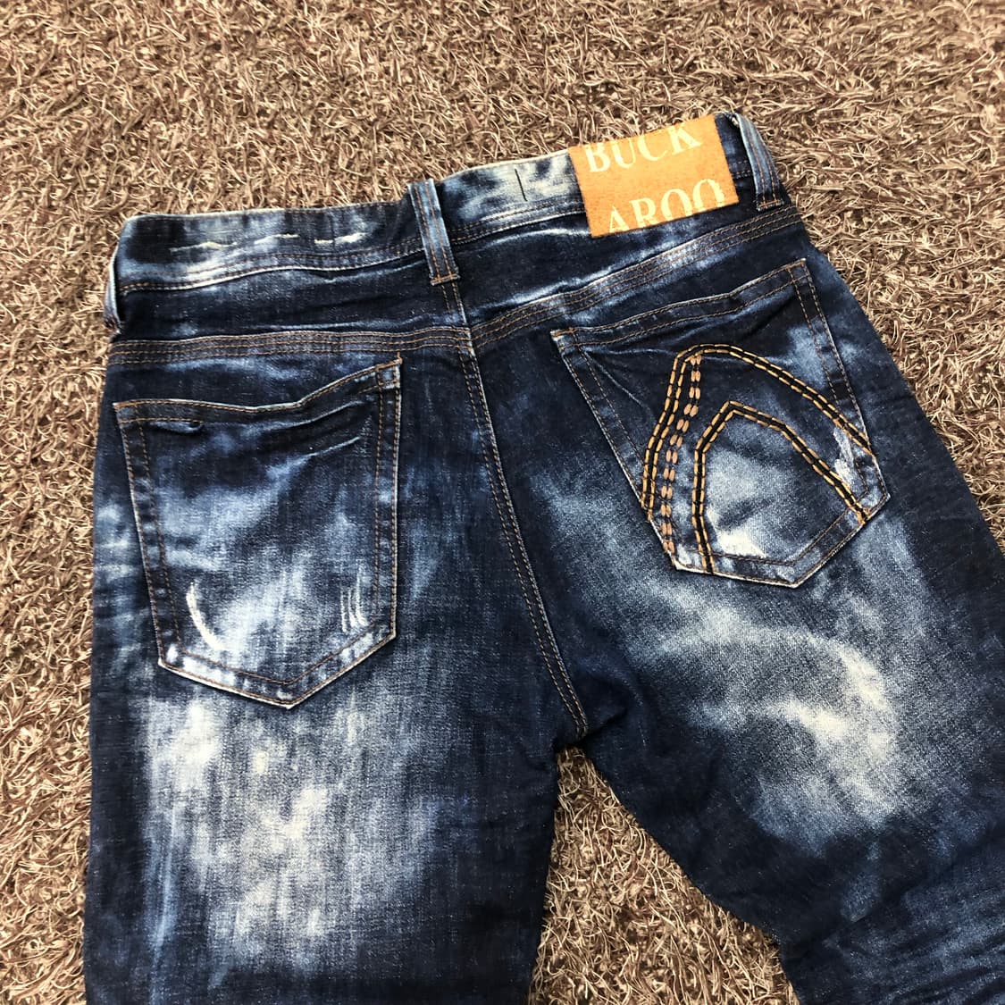 버커루 워싱 디스 데미지 데님 팬츠 상품이미지4
