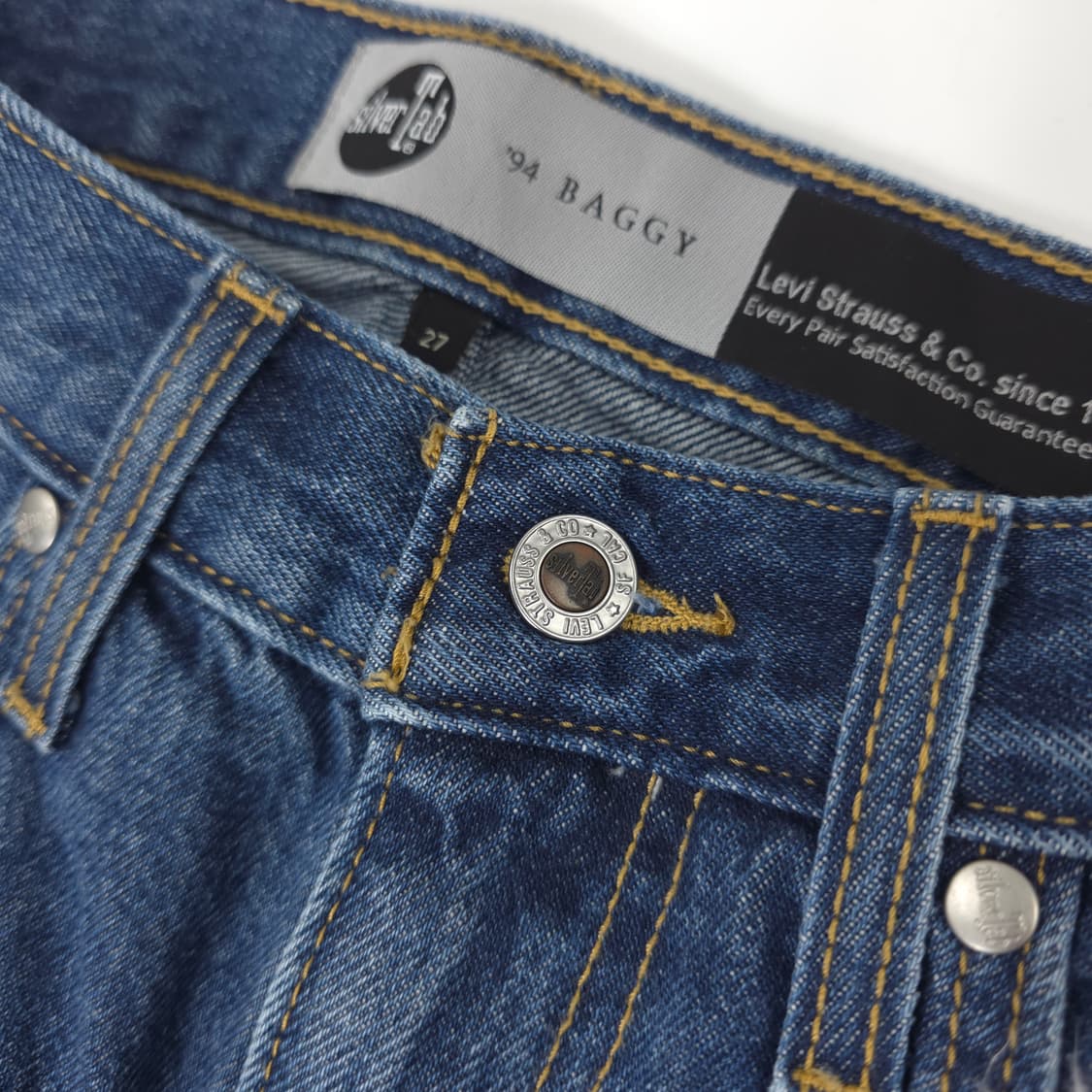 리바이스 실버탭 '94 배기핏 데님팬츠 중청 (27) 상품이미지6