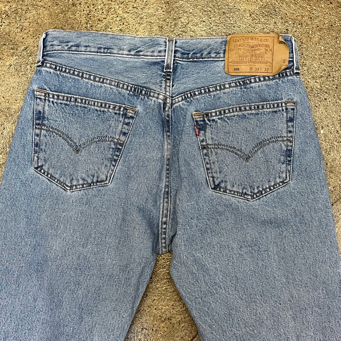 미국 빈티지 리바이스 청바지 연청 데님 팬츠 상품이미지4