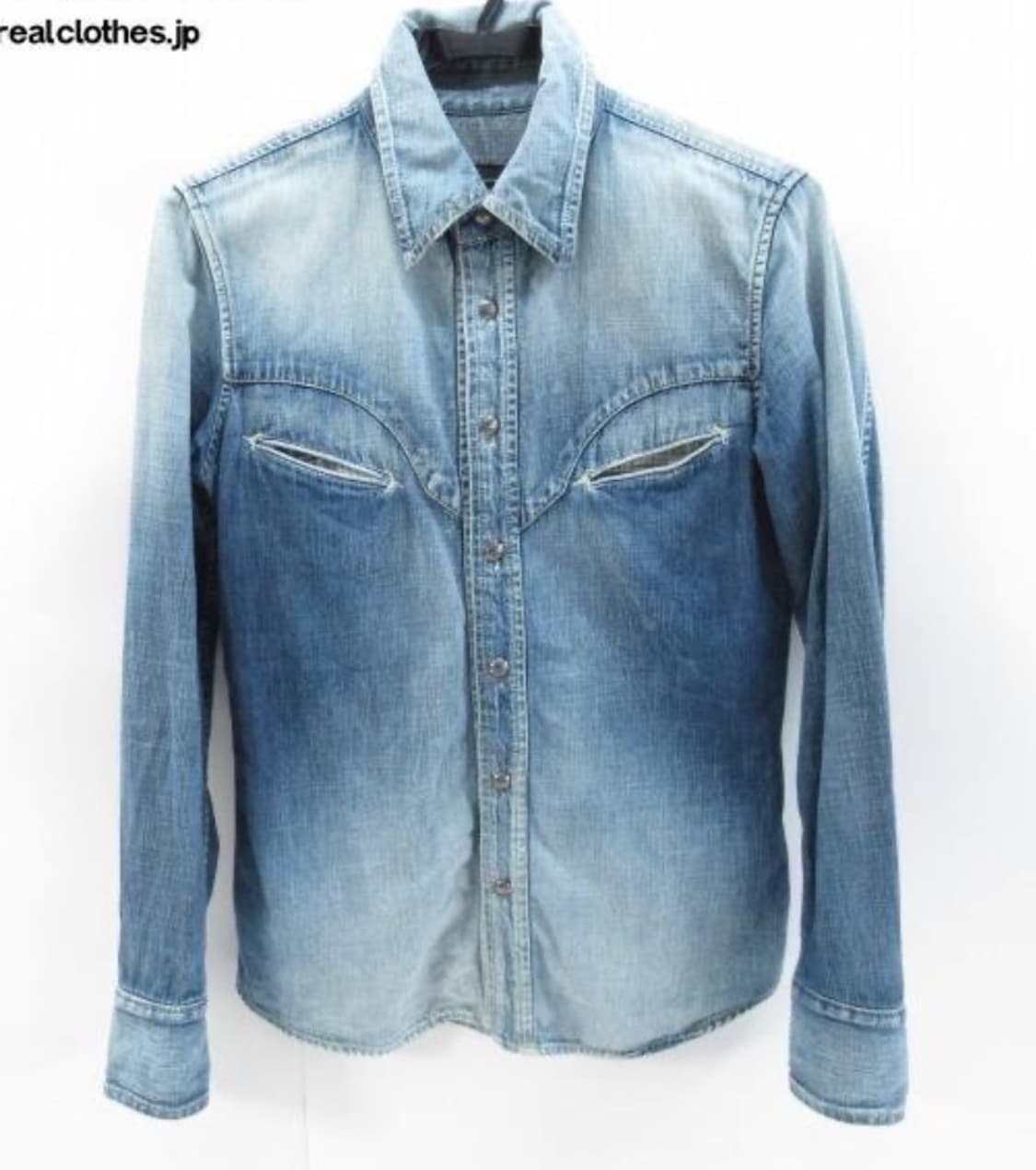 Isamu katayama backlash 웨스턴 데님셔츠 상품이미지1