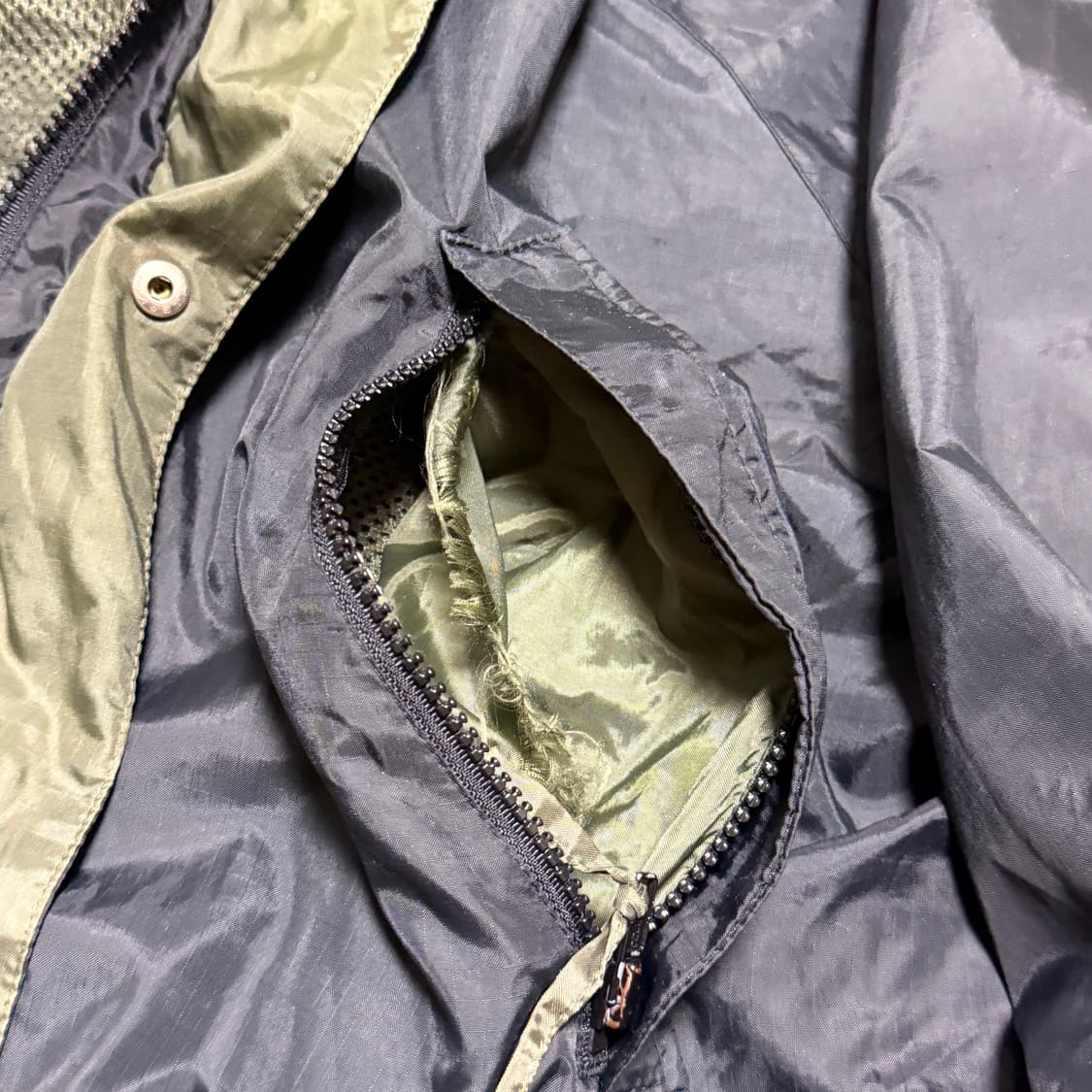 90s 팀버랜드 올드스쿨 고프코어 야상 바람막이 2XL 상품이미지6