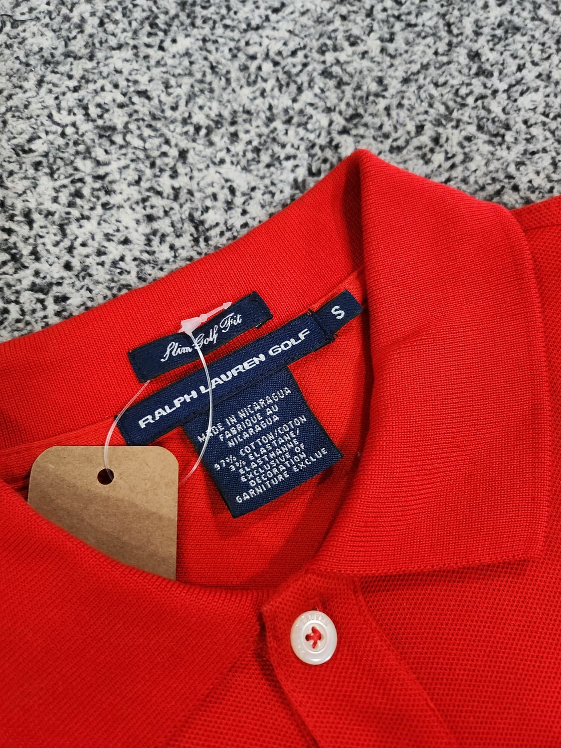 //Ralph Lauren 골프  레드 카라티 S 상품이미지4