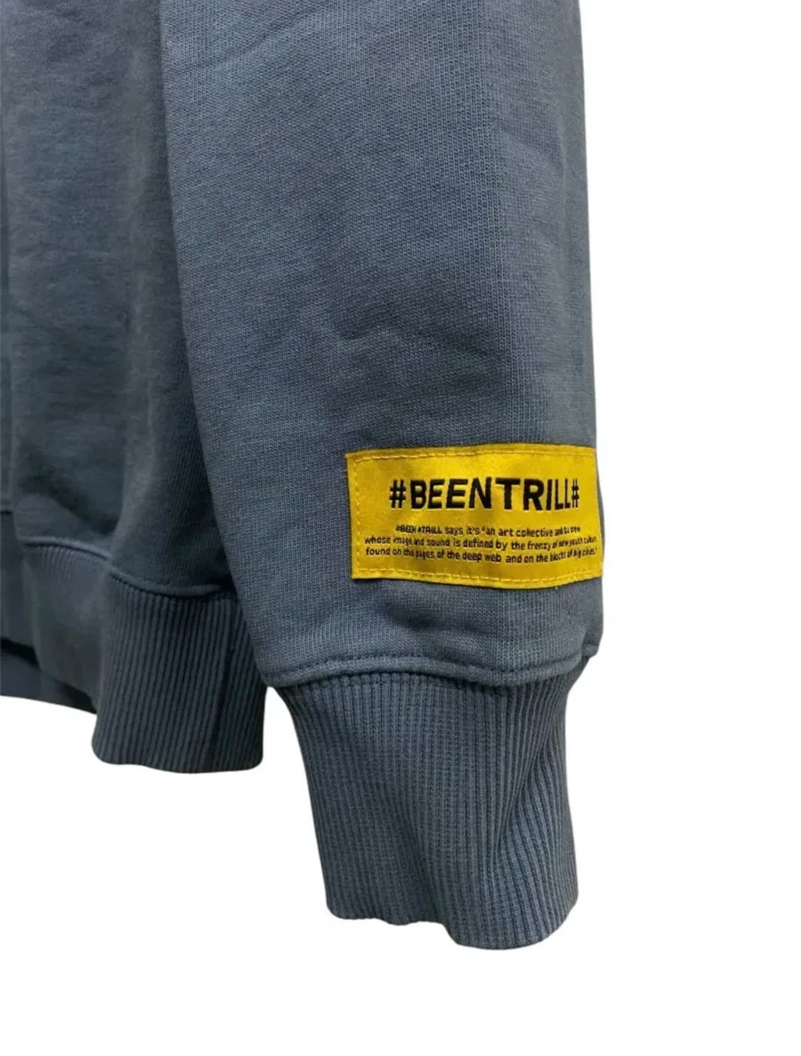 빈트릴 옐로우 해시태그 맨투맨 S 상품이미지2