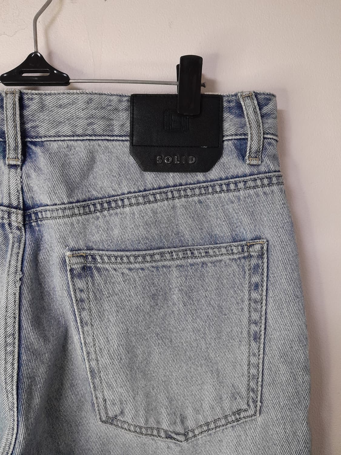 솔리드옴므 S21 연청 데님바지 48/32" 상품이미지1