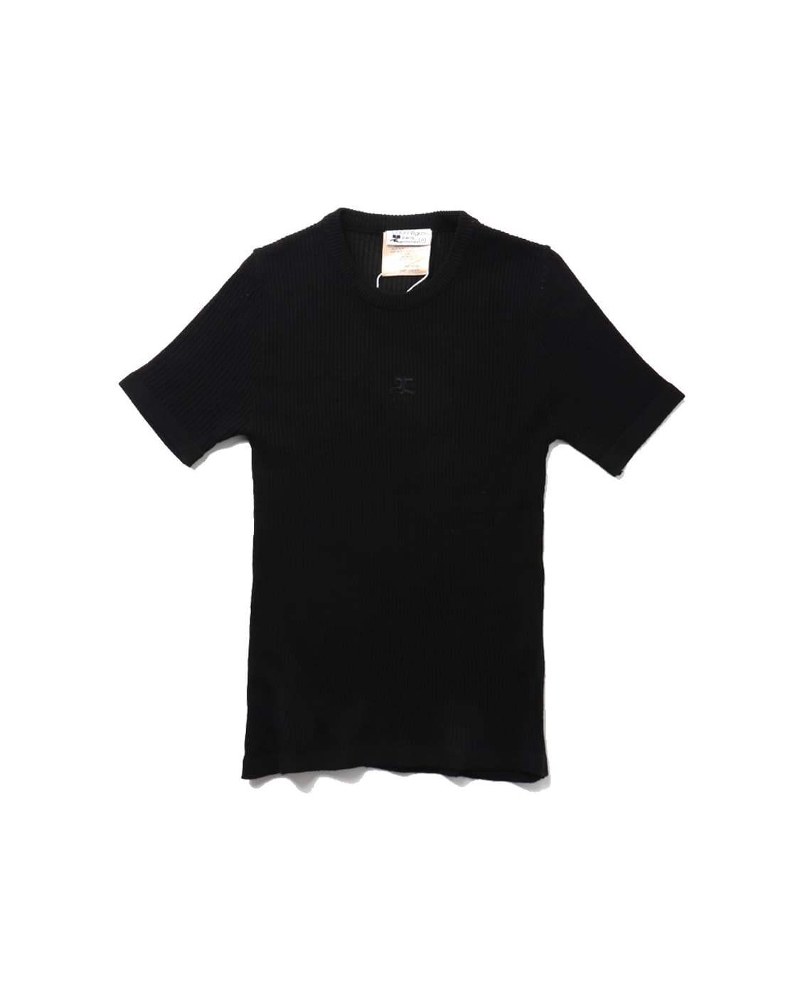 courreges Ribbed Knit T-shirt 상품이미지1