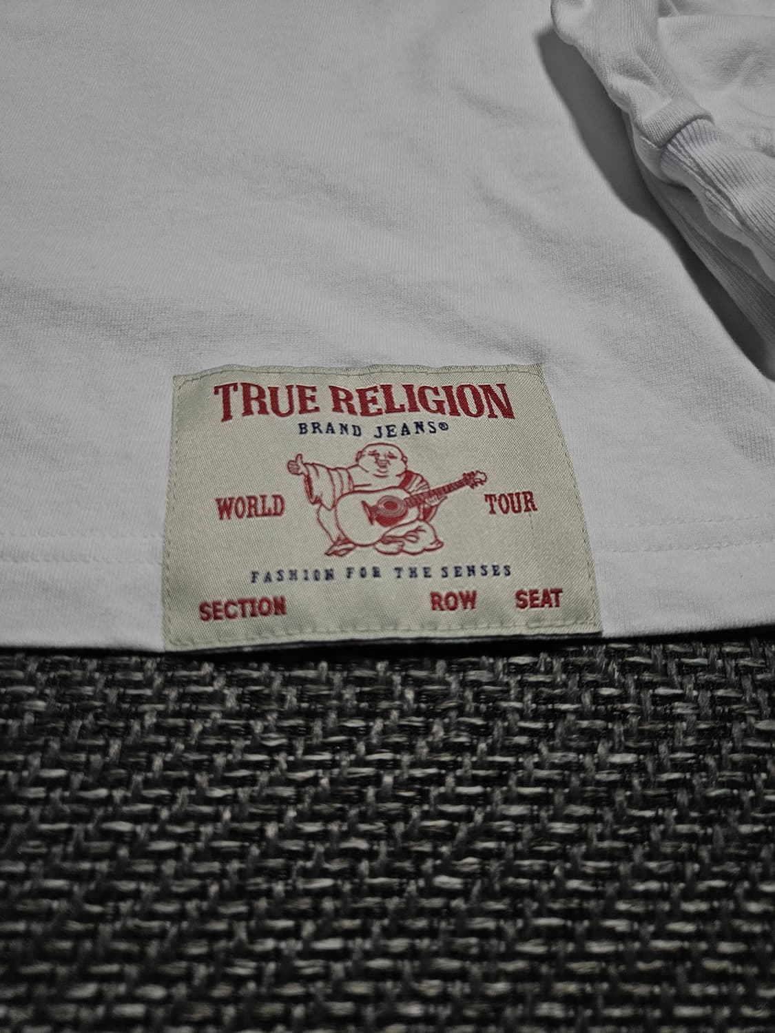 True Religion 월드투어 백프린팅 티셔츠/M 상품이미지7