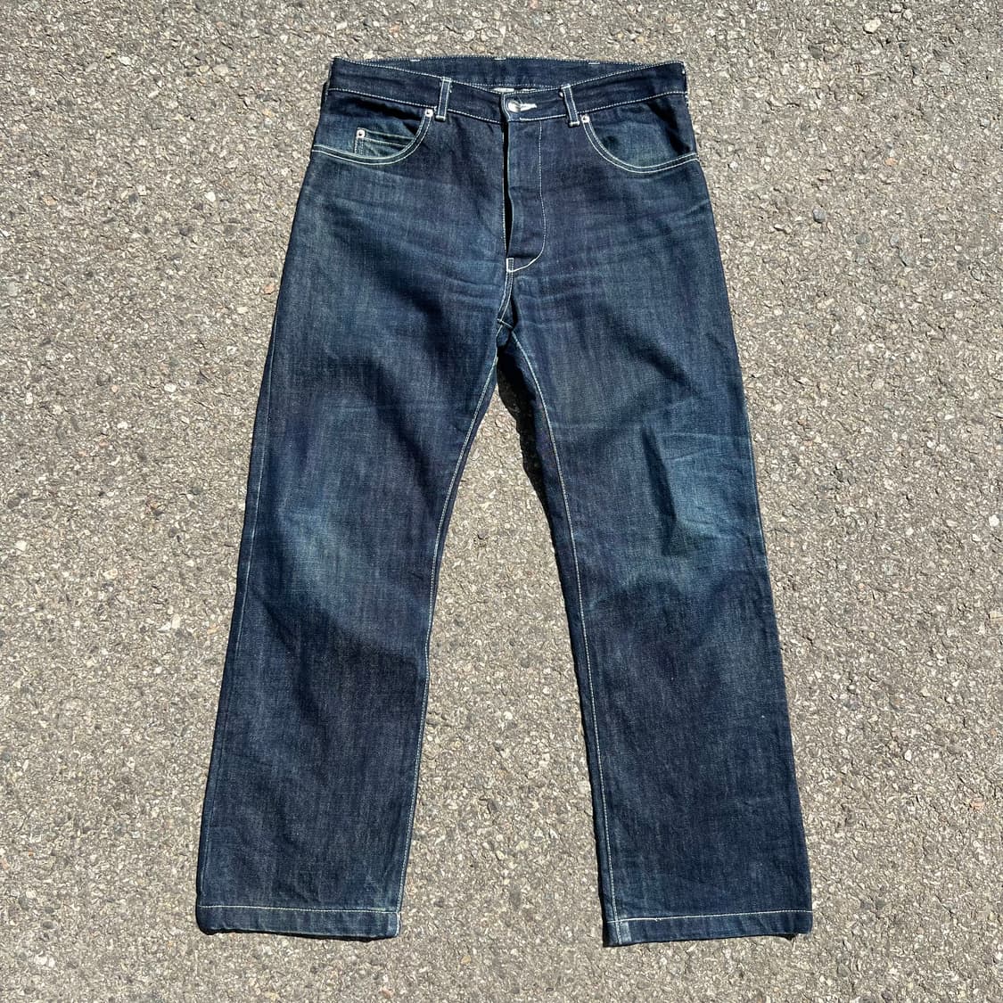 캐서린 햄넷 셀비지 데님 팬츠 상품이미지1