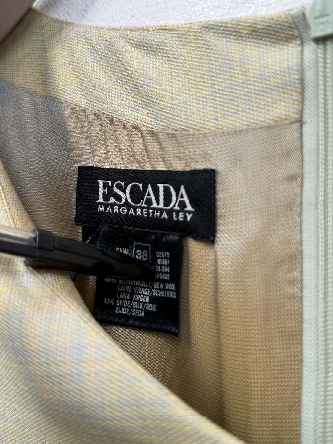 ESCADA 에스카다 울 실크 블렌드 반팔 원피스 38 상품이미지2