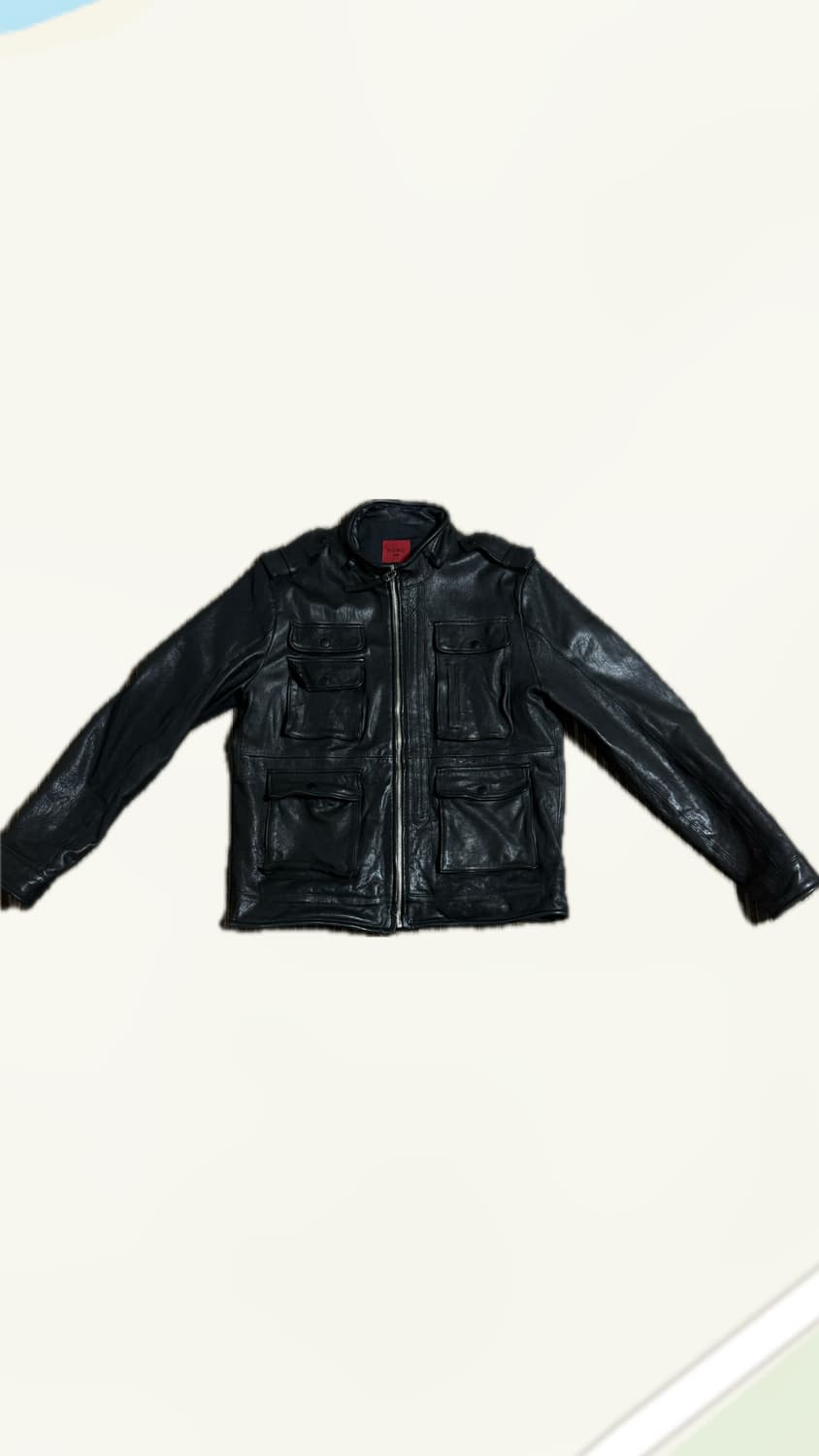 vintage ram skin leather field jacket 상품이미지1