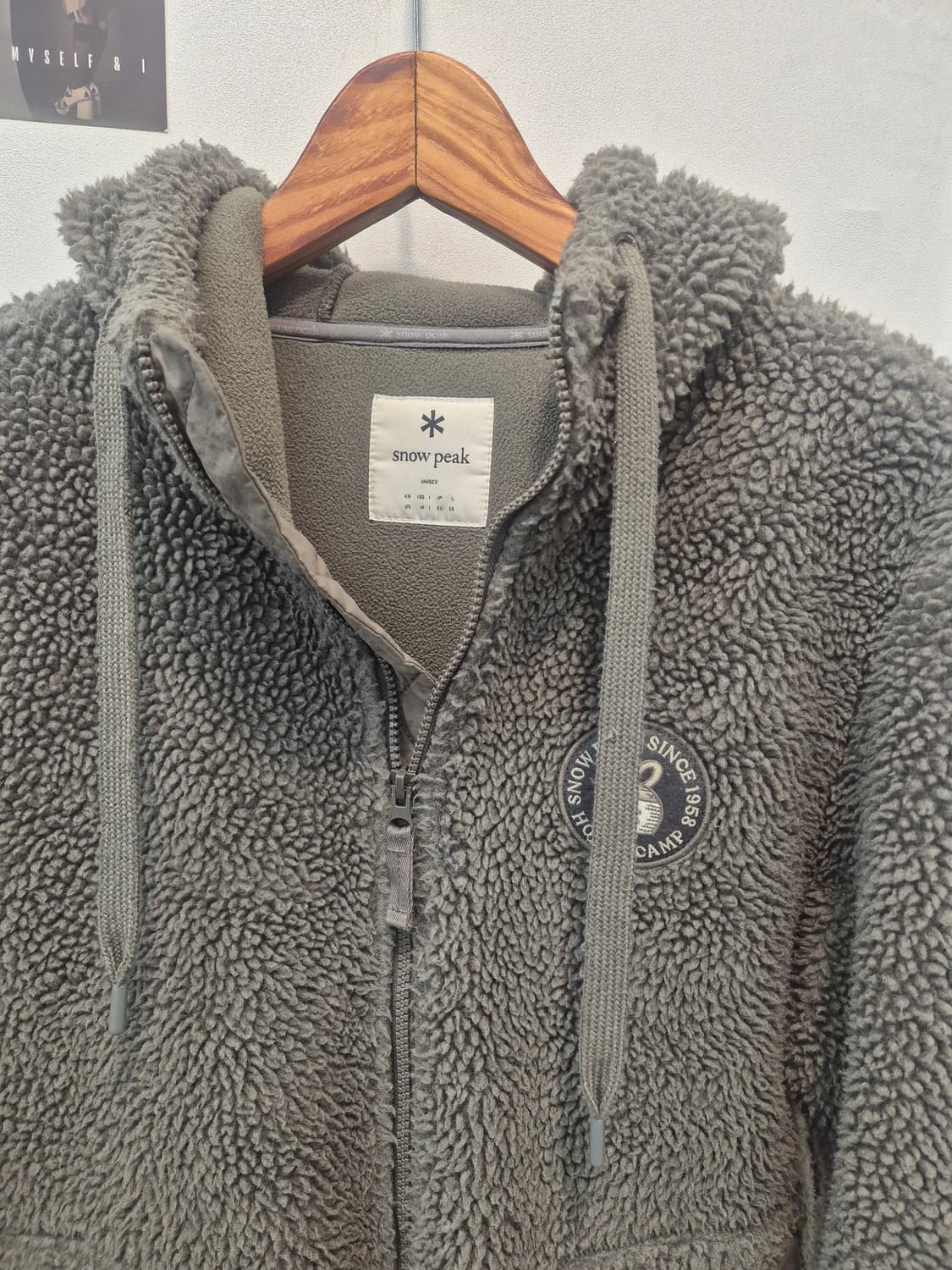 스노우피크 뽀글이 후드집업  100
사이즈 상품이미지2