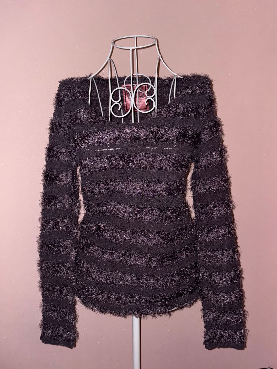 일본 빈티지 펑크 갸루 퍼 니트 상품이미지1