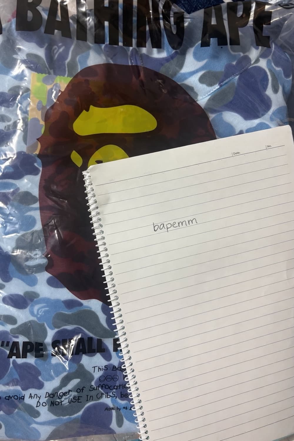 베이프 샤크후드 블루 m 새상품 (급처 상품이미지1