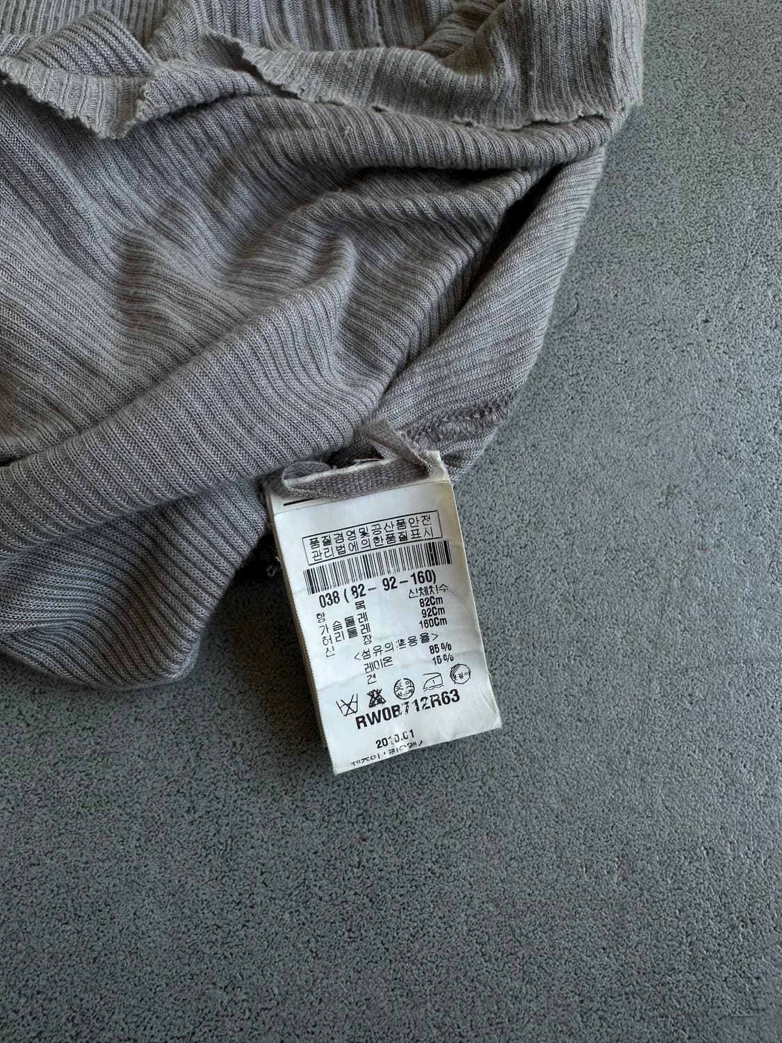 릭오웬스 2010 탱크 드레스 그레이 상품이미지8