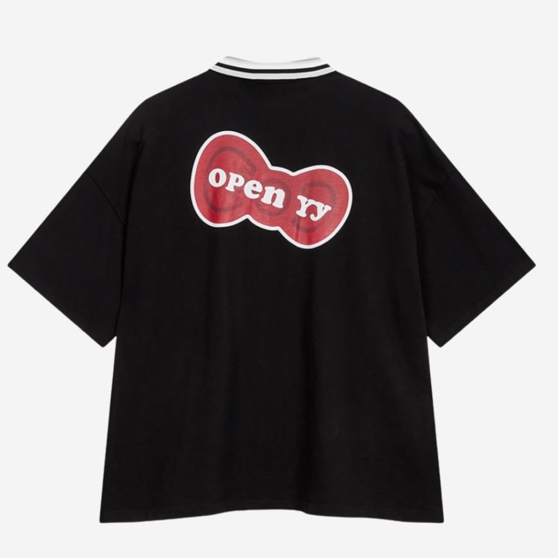 오픈와이와이x헬로키티 카라티셔츠 블랙 L/XL 상품이미지2