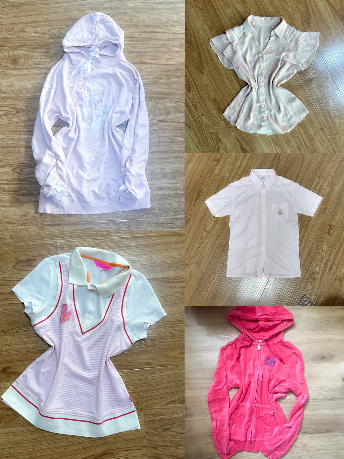 빈티지 핑크 원피스 세트 히메갸루 로걀 라떼 발레코어 공겜여주 달천 상품이미지1