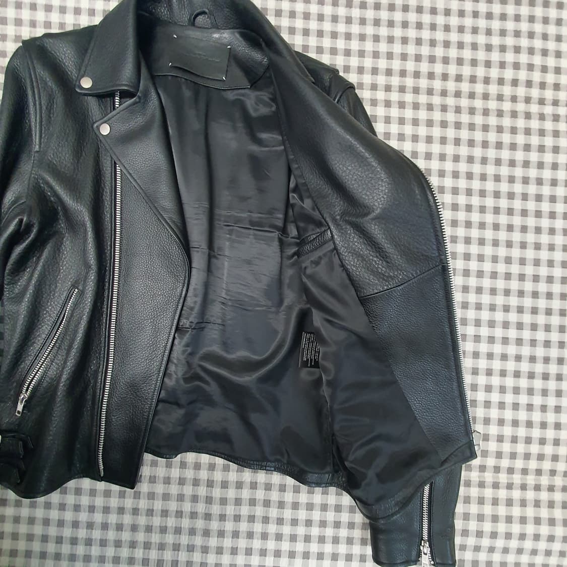 비바스튜디오 컬렉션 라이더 가죽자켓 남자95 상품이미지6