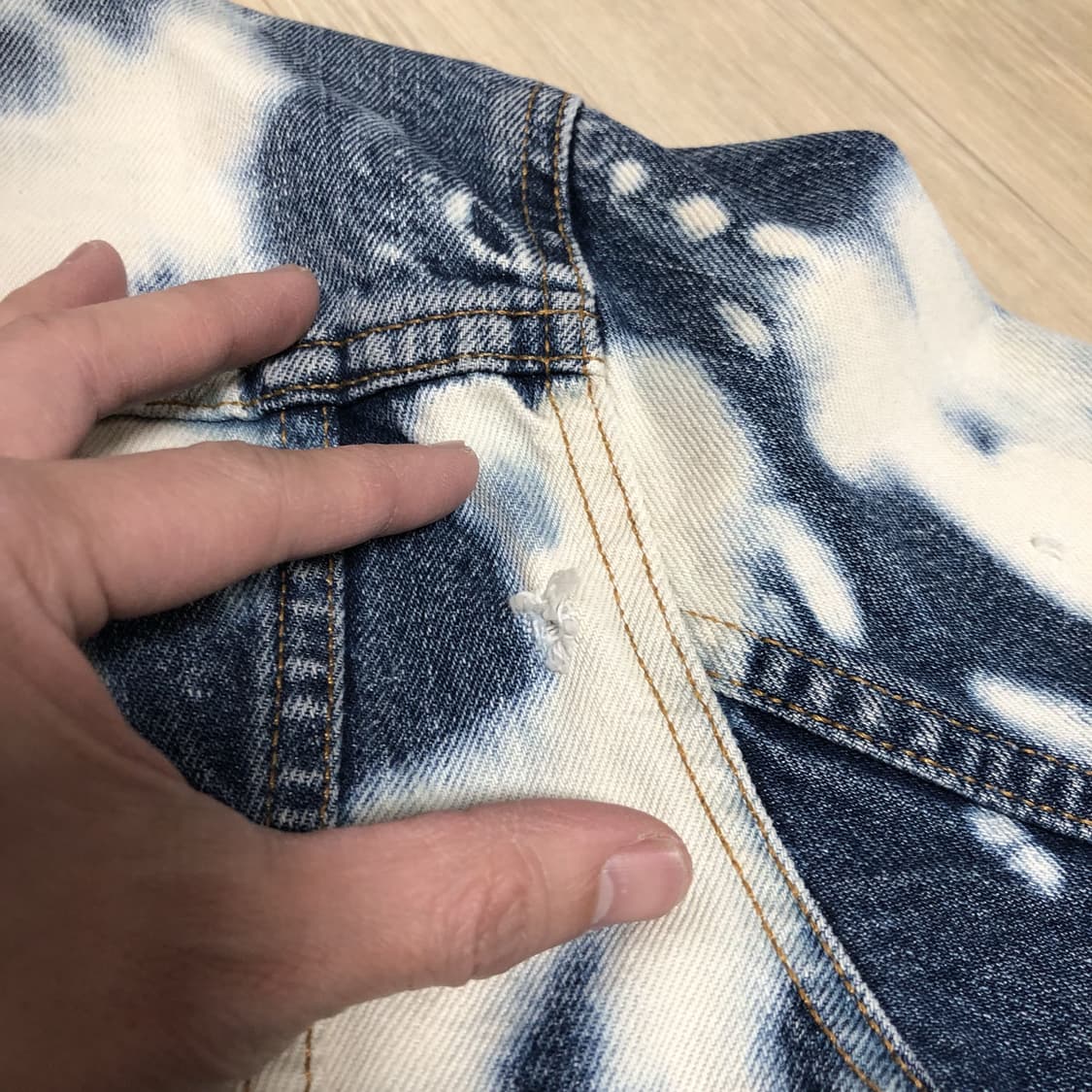 (XL) 90's 리바이스 Levi's 유럽판 70503 블리치드 자켓 상품이미지9