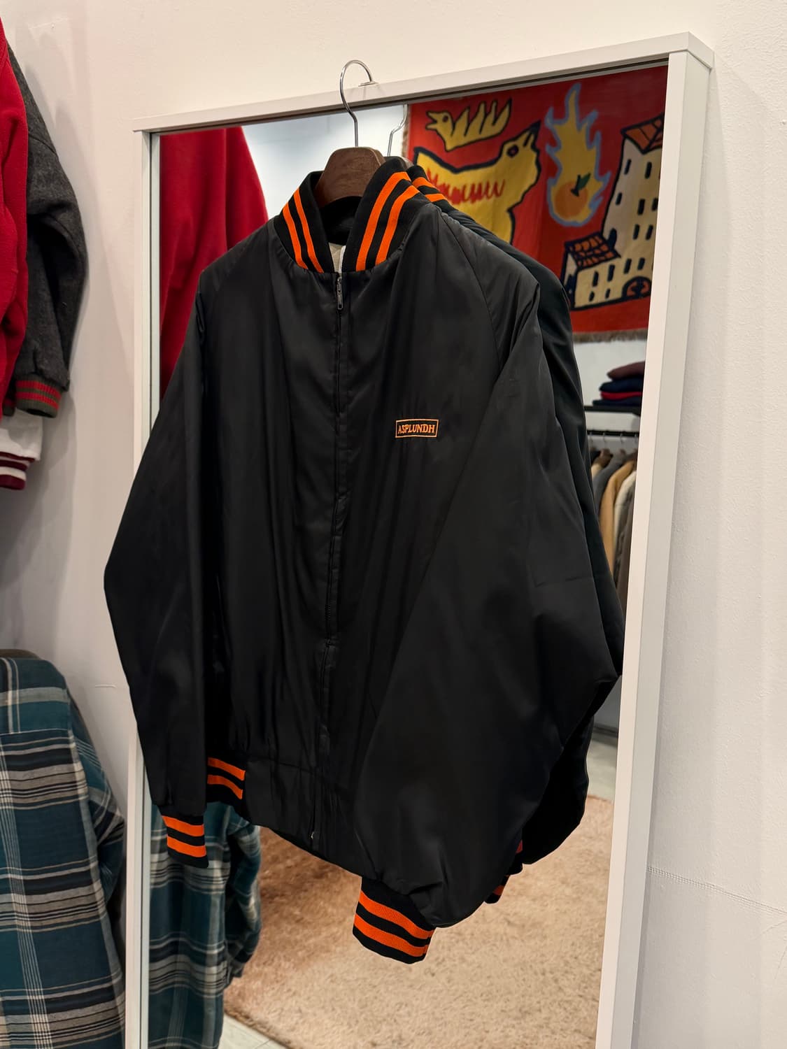 90s Wind Jammer 빈티지 스타디움 새틴 자켓 (USA)  상품이미지1