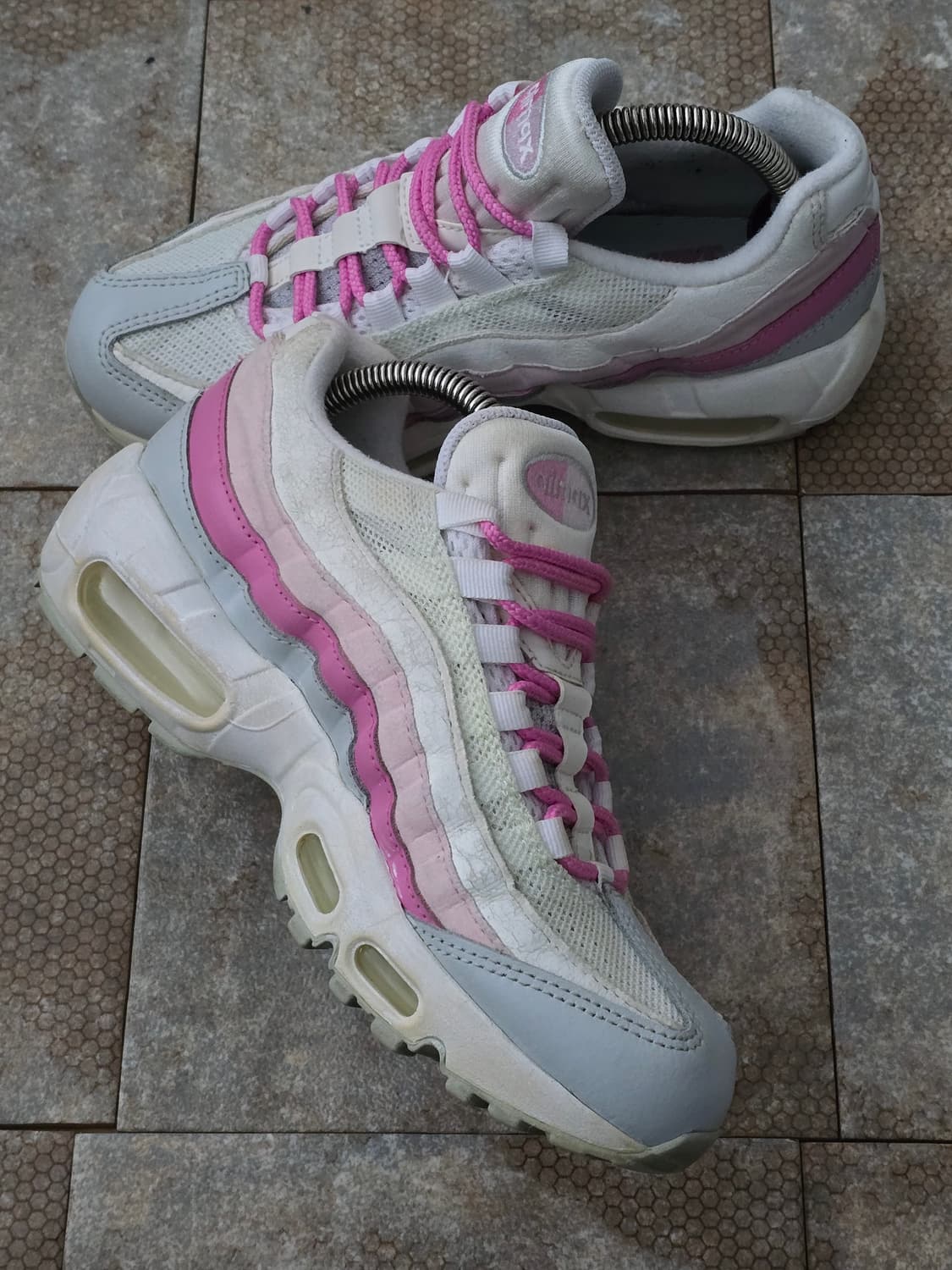 (230)나이키 에어맥스 95 에센셜 화이트 핑크 상품이미지5
