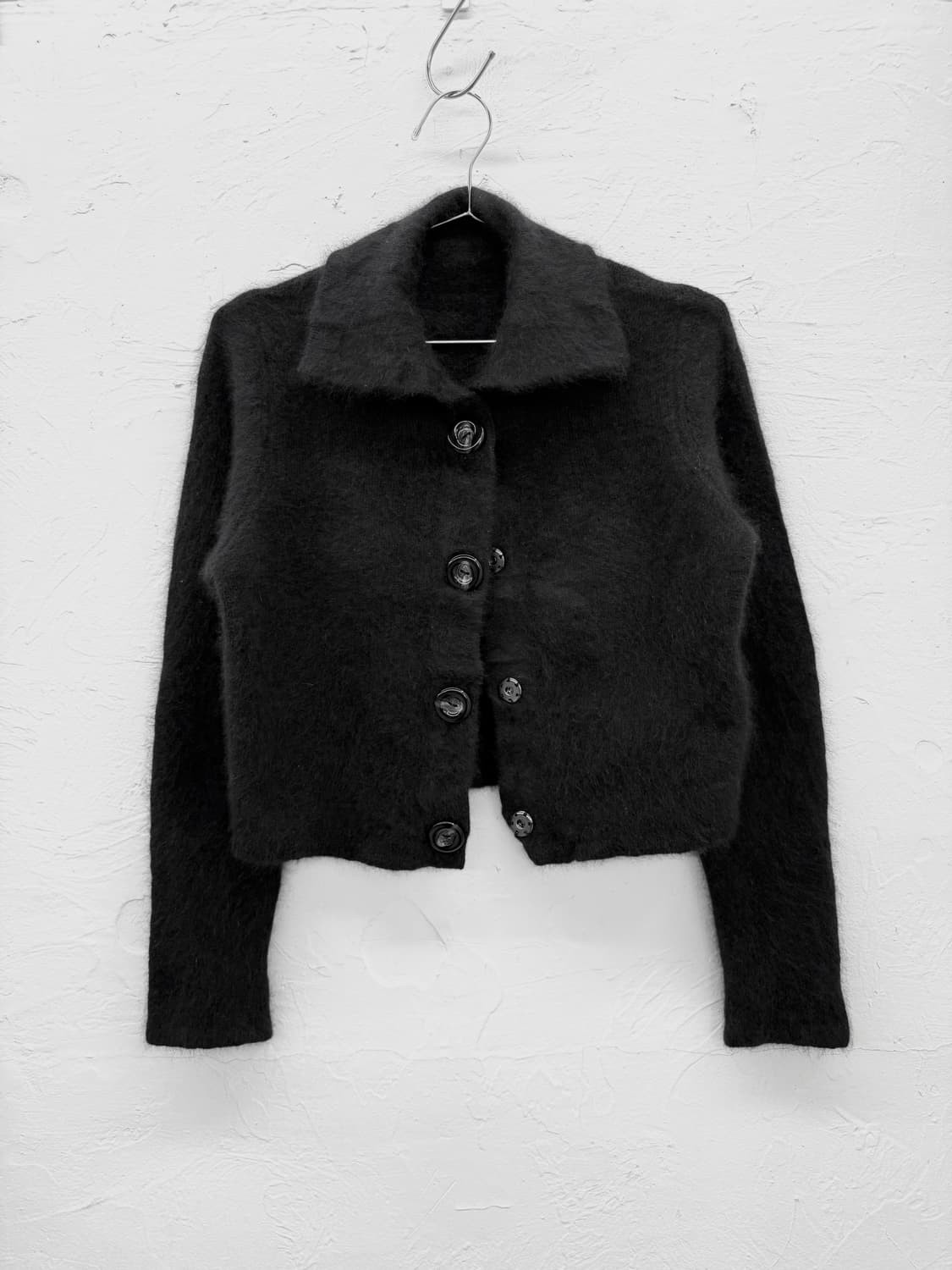 trois bonheurs 페렛 헤어 크롭 자켓 상품이미지4