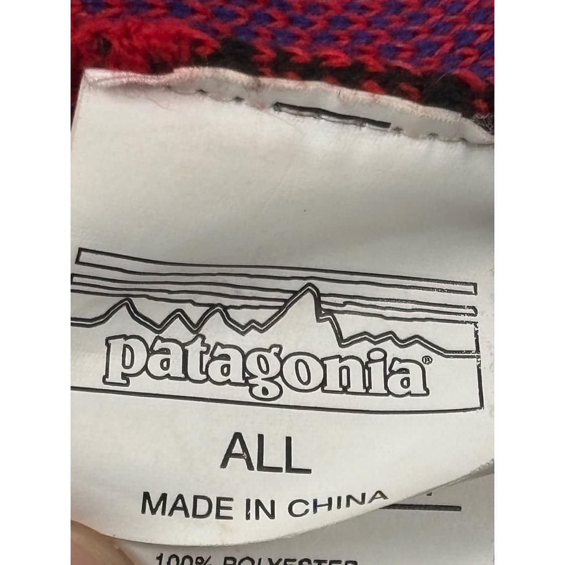 파타고니아 클래식 로고 비니 블랙/블루 상품이미지5