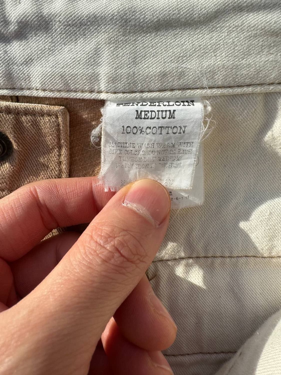 Tenderloin twill cotton trouser (31-32) 상품이미지5