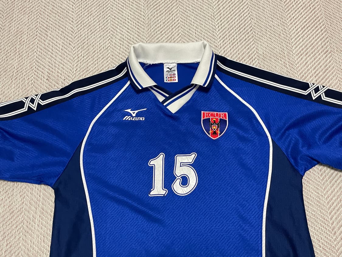 00s 미즈노 FC 블루 킷 사커 저지 J03228 상품이미지2