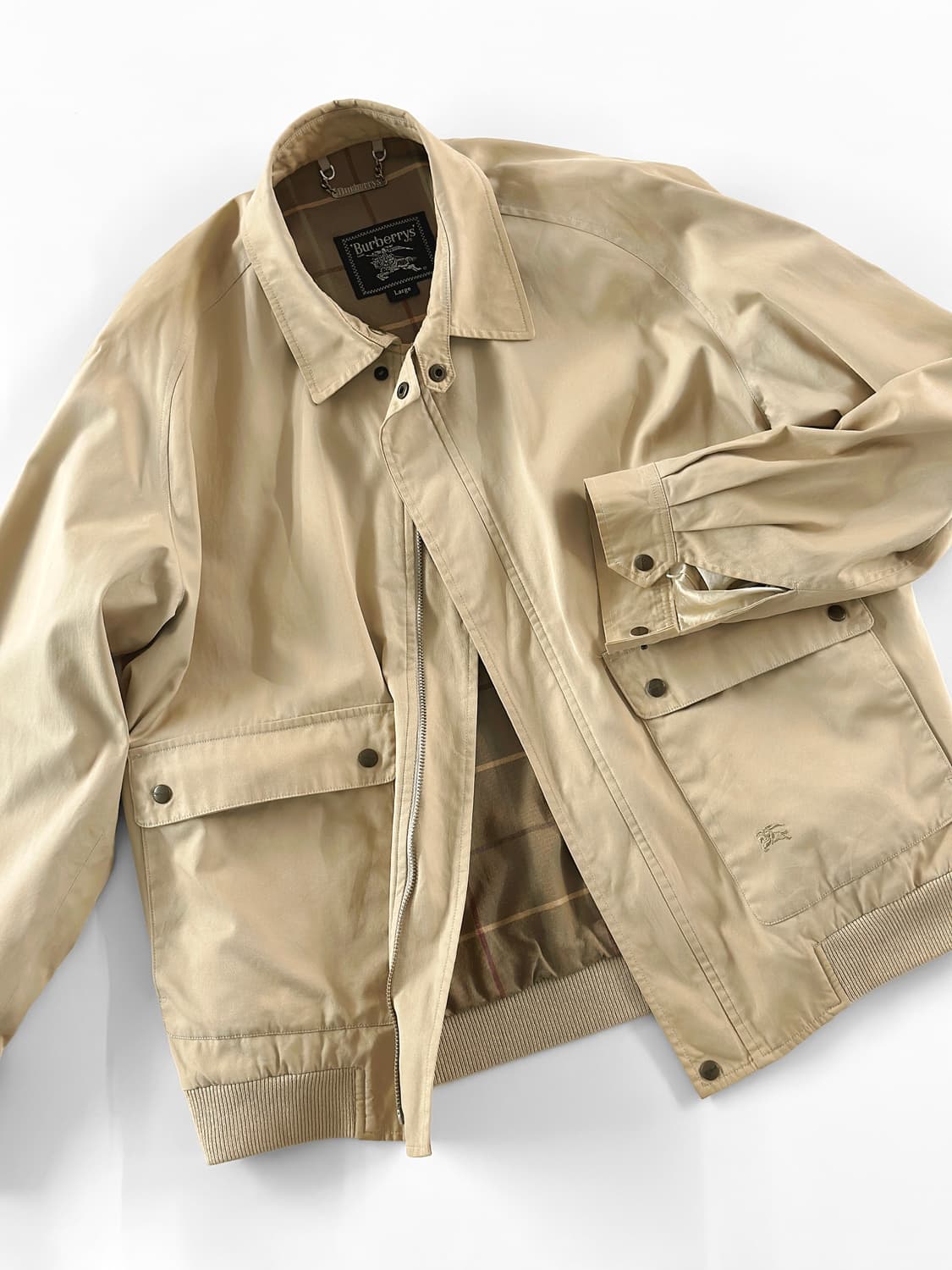 90s 빈티지 버버리 해링턴 자켓 상품이미지3