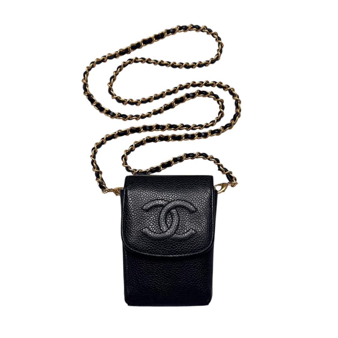 샤넬 캐비어 블랙 미니백 카드홀더 상품이미지1