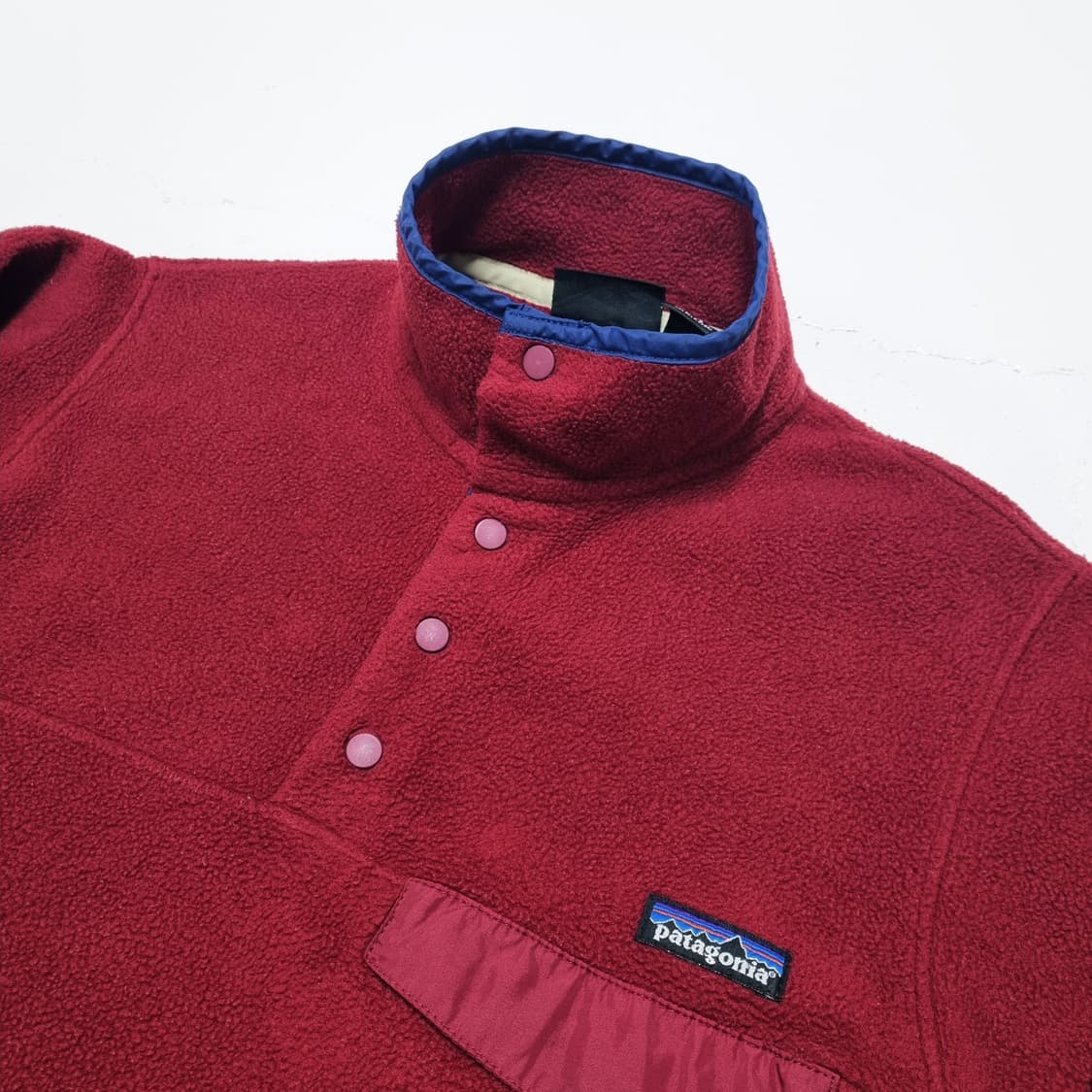 90s 파타고니아 신칠라 후리스 버건디 - XS 상품이미지4
