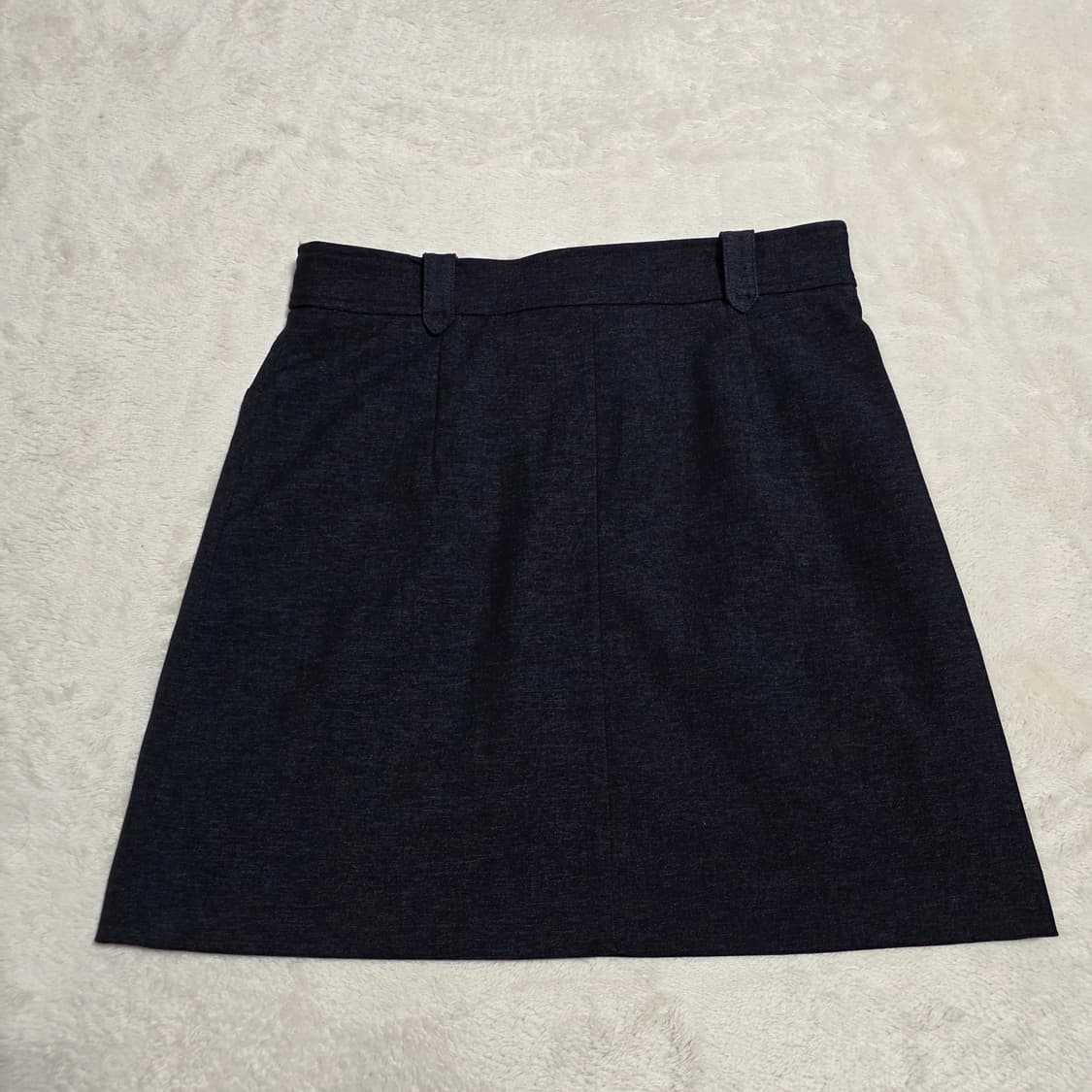 (28)여성 로엠 포켓 미니스커트 네이비 상품이미지3