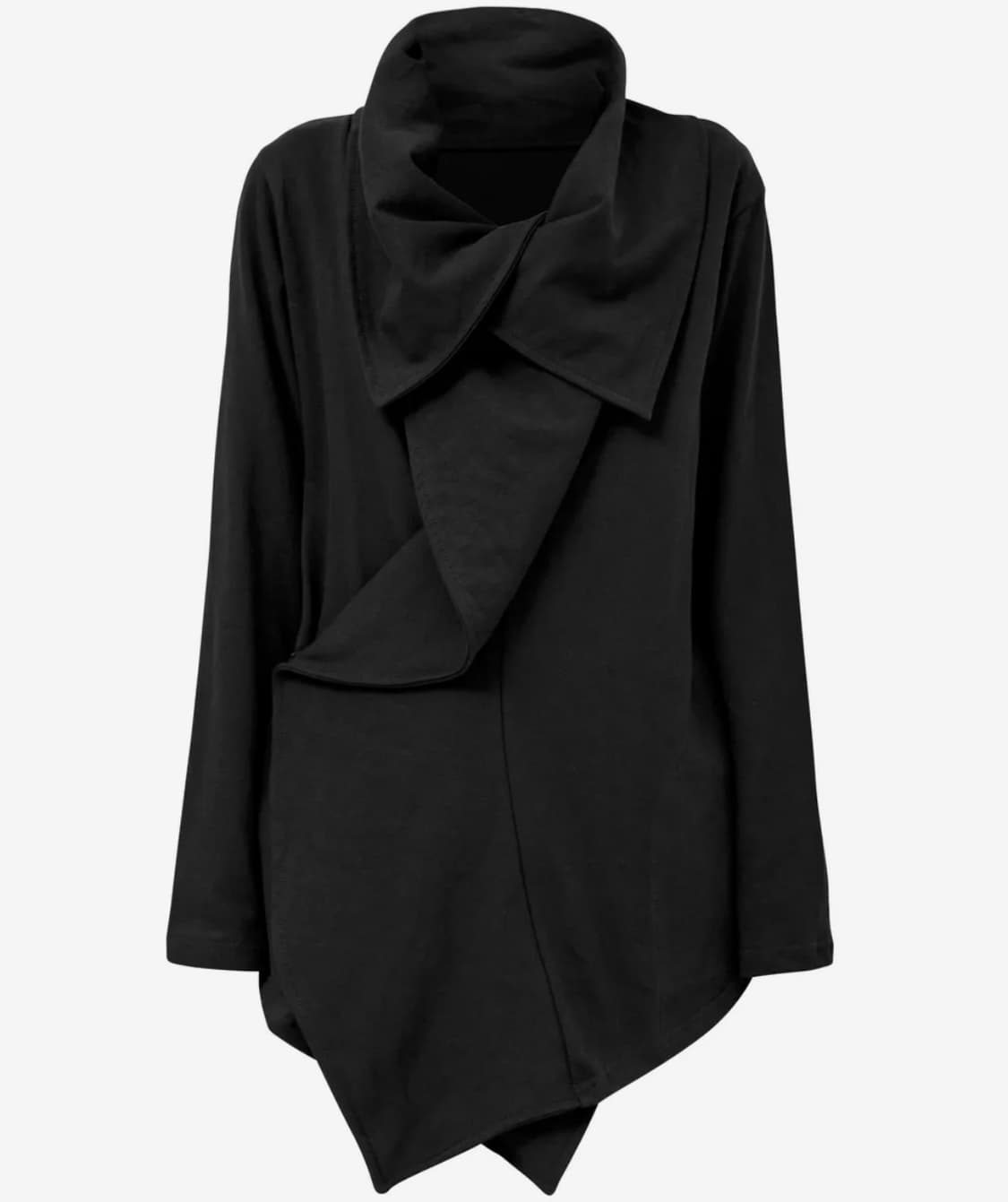 플레어업 Kaya Layered Jaket 드레이프 자켓 블랙 상품이미지2