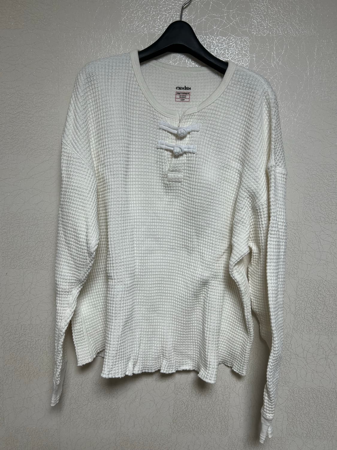 [L] 엑소더스 차이나 버튼 와플티 상품이미지1